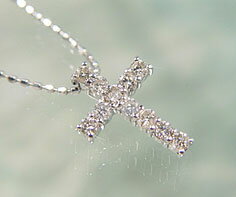 週末限定500円クーポン ペンダントトップ ダイヤモンド クロスモチーフ ゴールド K18 プラチナ900・K10選択可 クリスマス Xmas