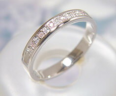 エタニティーリング キュービックジルコニア ゴールド K10 プラチナ900・K18選択可 クリスマス Xmas