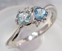 リング オーシャンクォーツ アイスブルークォーツ ダイヤモンド ゴールド K10 プラチナ900・K18選択可 クリスマス Xmas