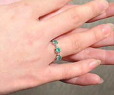 K18 エメラルド ダイヤモンド リング 「attore」 指輪 ダイアモンド ゴールド 18K 18金 誕生日 5月誕生石 刻印 文字入れ メッセージ ギフト 贈り物 ピンキーリング対応可能 クリスマス Xmas