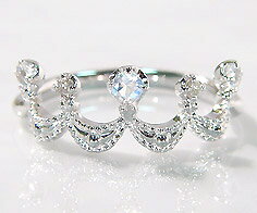 乐天商城 - K18 ブルームーンストーン ダイヤモンド リング 「regina」 プラチナ900・K10選択可