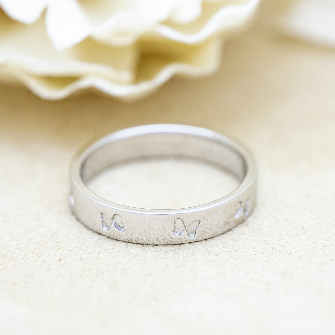 乐天商城 - ポイント5倍 リング バタフライモチーフ シルバー925