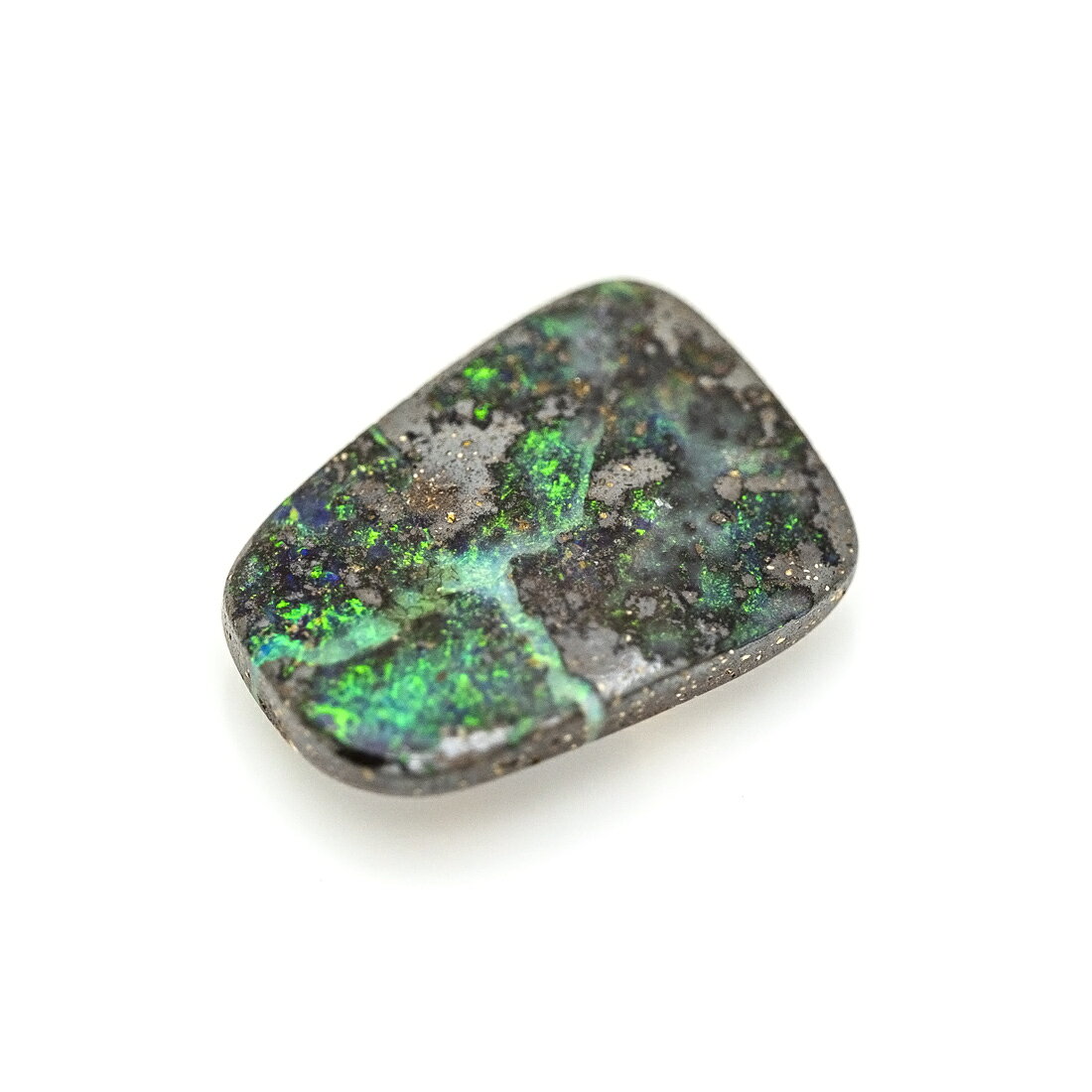 【宝石】 ・ボルダーオパール 約10.1×14.2×3.8mm 【お届けにつきまして】 即日発送可能品となります。 15時までにご注文いただき、決済審査・ご入金等が当店で確認できた場合は、当日発送をさせていただきます。 梱包は封筒となりまして、メール便にてポスト投函でのお届けをさせていただきます。 備考欄で曜日や時間帯、梱包のご指定をいただいても対応できなくなっておりますので、ご了承くださいませ。 【宝石の状態につきまして】 ※美観に影響のない程度の小キズや内包物が入る場合がございます。 予めご了承くださいませ。 別途記載のない限り、天然石となります。