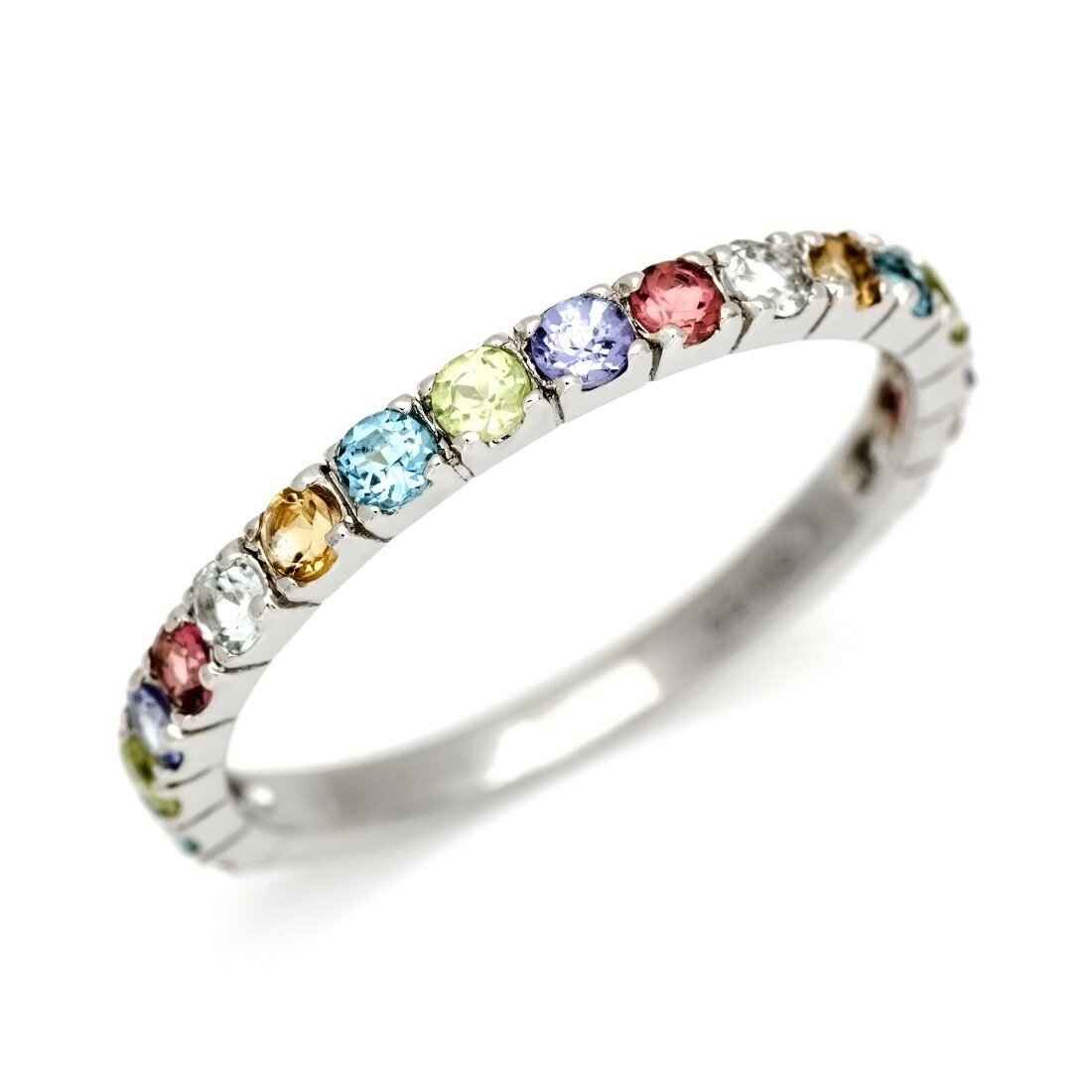 【72時間限定】エタニティーリング キャンディーカラー ゴールド K18 プラチナ900・K10選択可 クリスマス Xmas