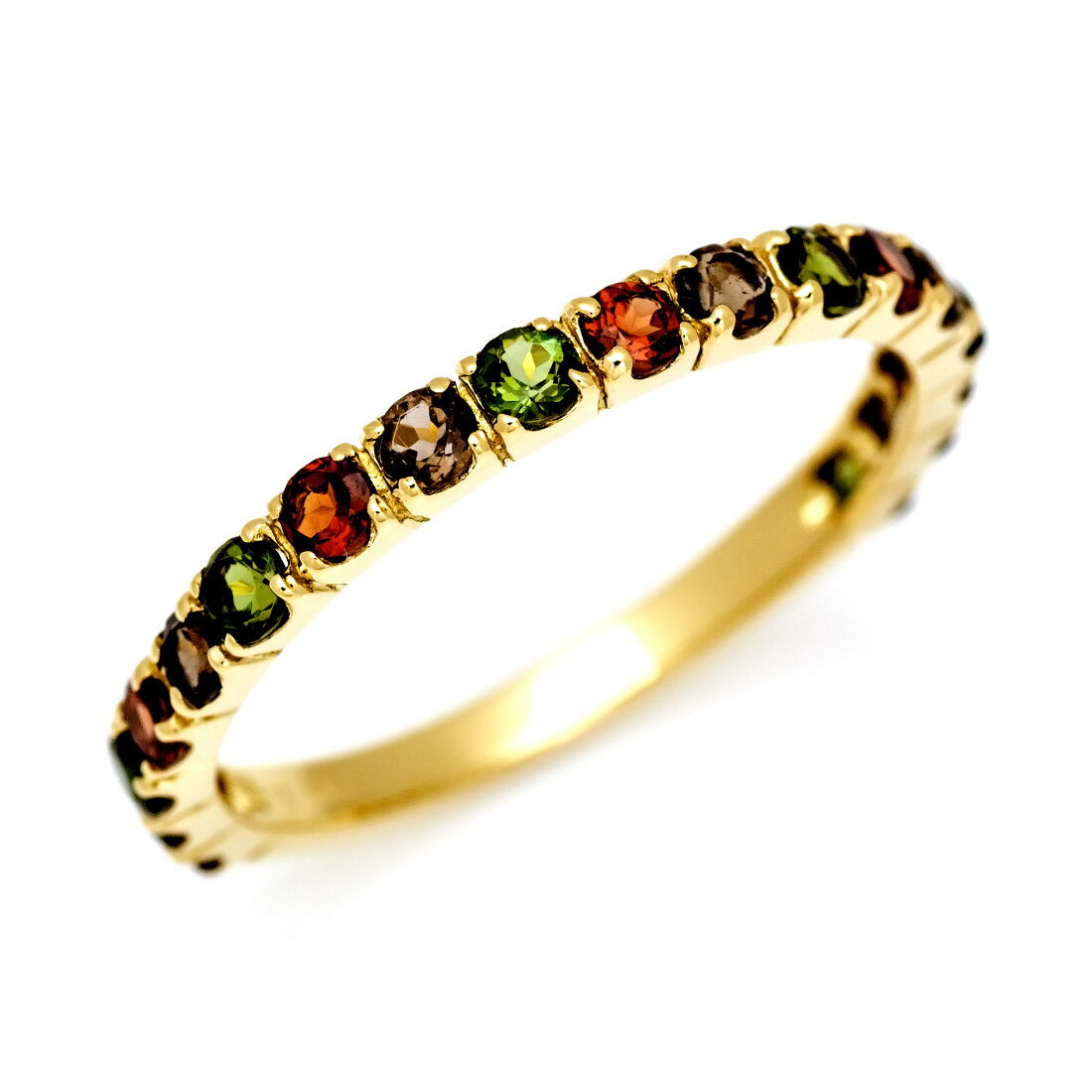 【72時間限定】エタニティーリング ロハスカラー ゴールド K18 プラチナ900・K10選択可 クリスマス Xmas