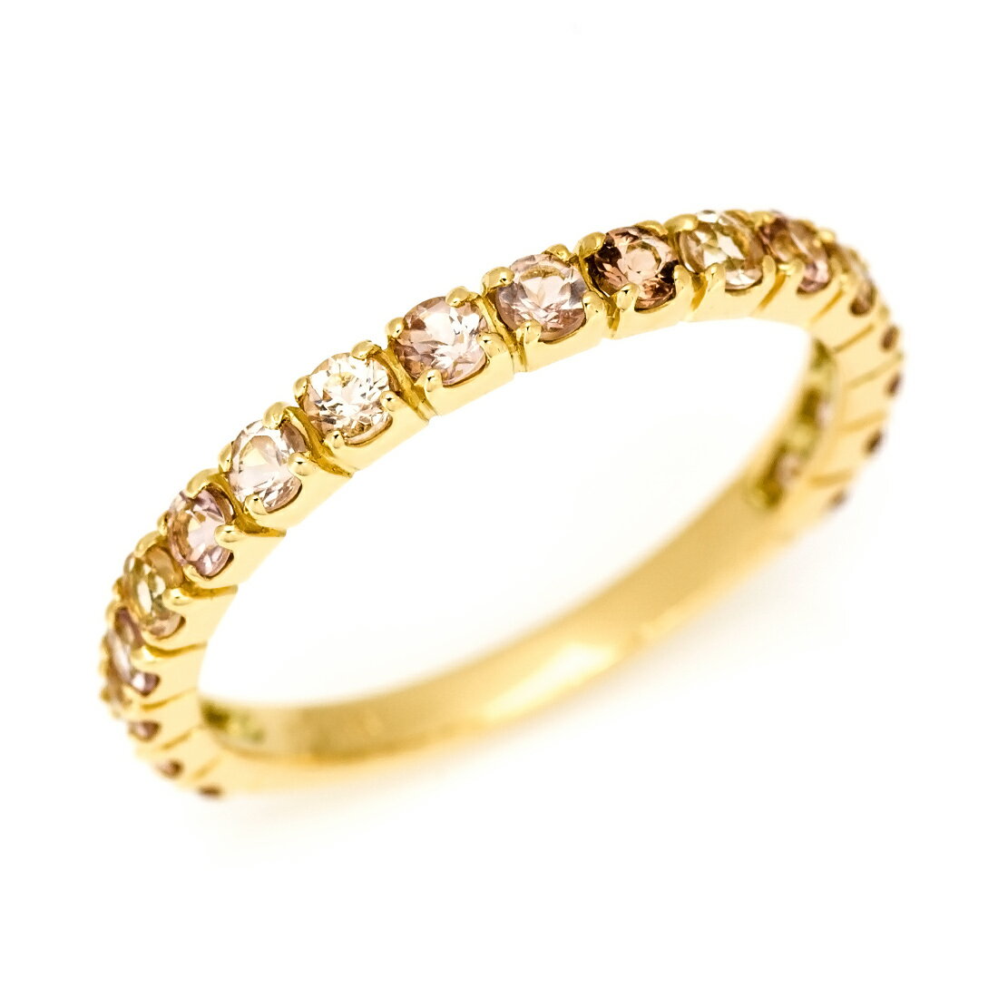 Ruby - 【72時間限定】 エタニティーリング インペリアルトパーズ ゴールド K18 プラチナ900・K10選択可