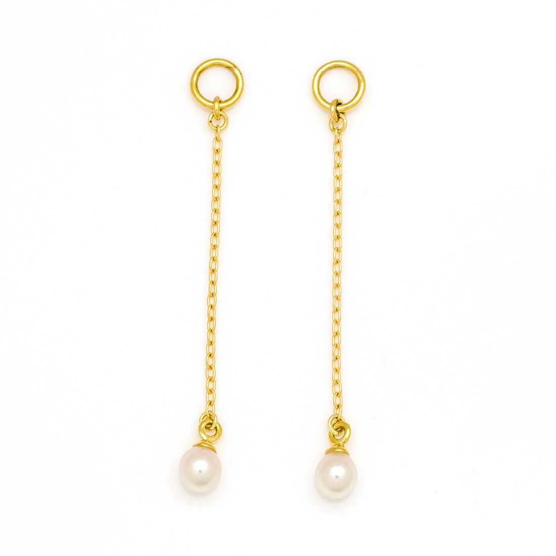 イヤリングチャーム パール ゴールド K18(イヤリングは別売りです) クリスマス Xmas