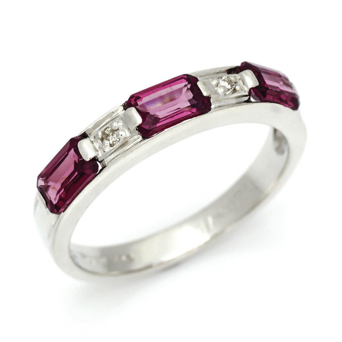 リング ロードライトガーネット ダイヤモンド 「lucente」 ゴールド K10 プラチナ900・K18選択可 クリスマス Xmas