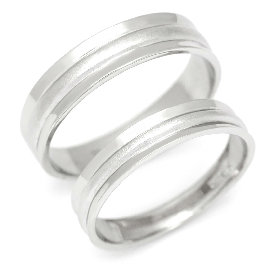 BlackFriday800円クーポン マリッジリング 「Flow」 プラチナ900 ゴールド K18・K10選択可(レディース:1〜20号 メンズ:10〜29...