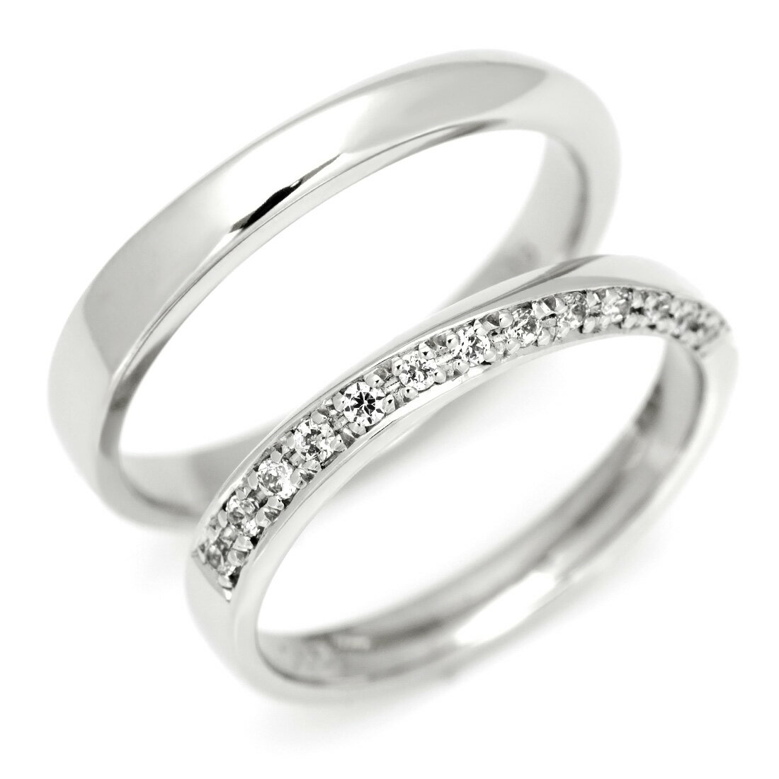 マリッジリング ダイヤモンド 「Balance」 プラチナ900 ゴールド K18・K10選択可(レディース:1〜20号 メンズ:10〜29号) クリスマス X...