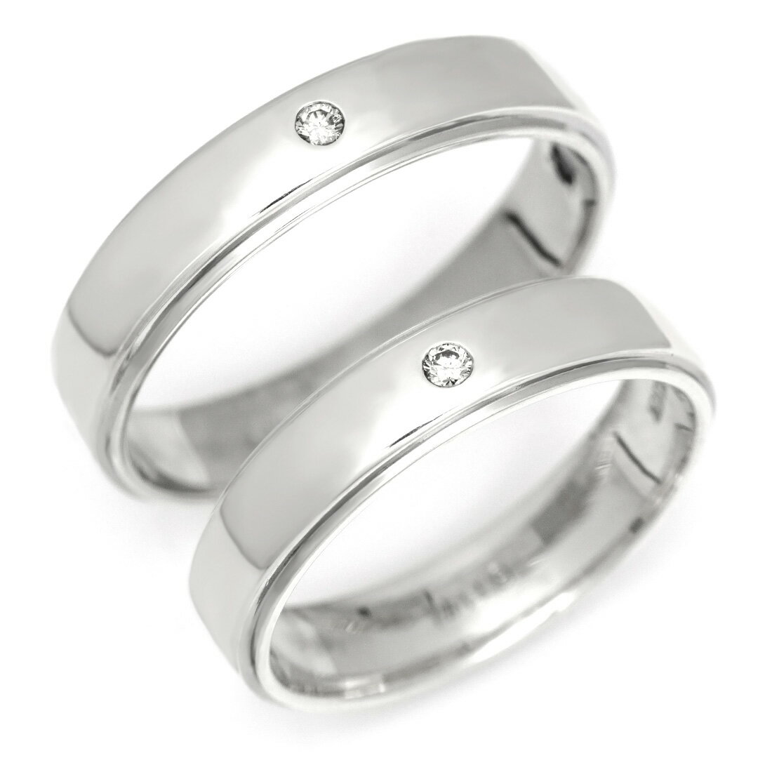 週末限定500円クーポン マリッジリング ダイヤモンド 「Destiny」 プラチナ900 (レディース:1〜20号 メンズ:10〜29号) クリスマス Xma...