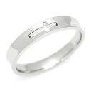週末限定500円クーポン配布中 クロスモチーフ マリッジリング 「Cross」 シルバー925(メンズ:10〜29号) 母の日