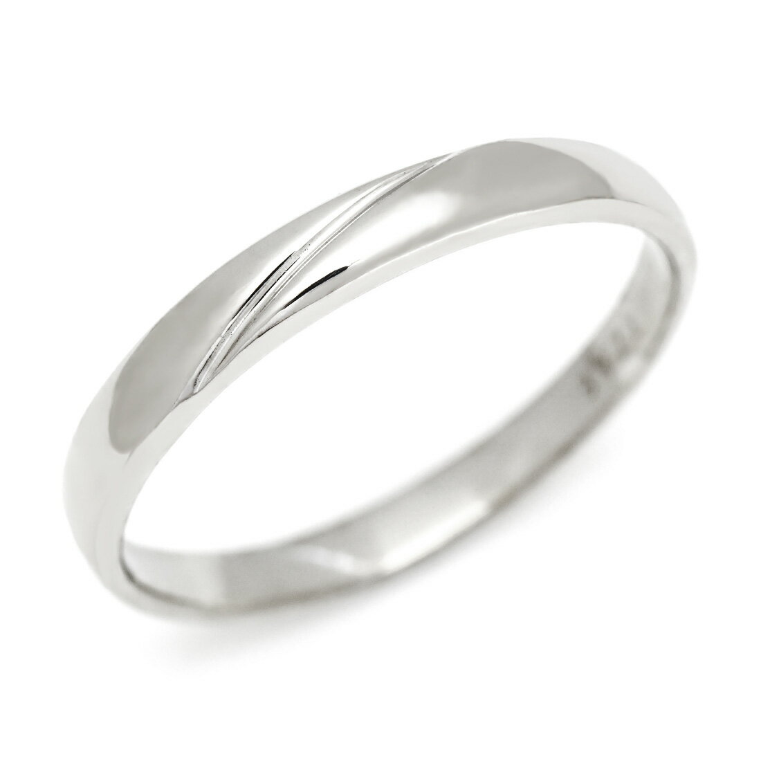 BlackFriday800円クーポン マリッジリング 「Line」 シルバー925 (メンズ:10〜29号) クリスマス Xmas