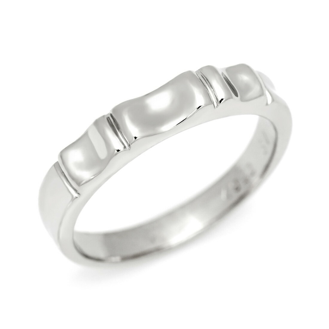 BlackFriday800円クーポン マリッジリング 「Bamboo」 シルバー925(レディース 1-20号) クリスマス Xmas