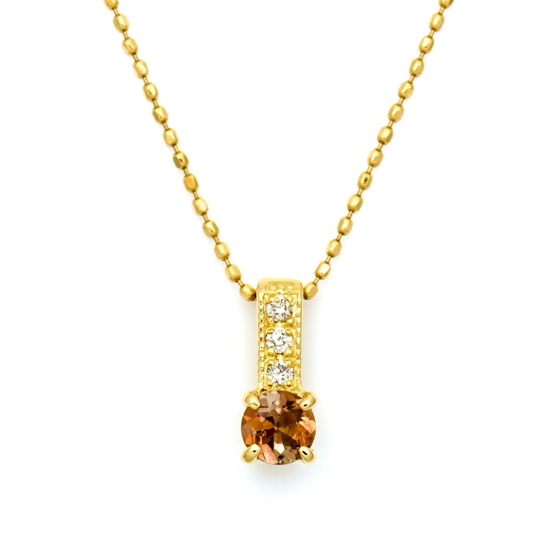 ペンダントトップ アンダルサイト ダイヤモンド 「fiorito」 ゴールド K18