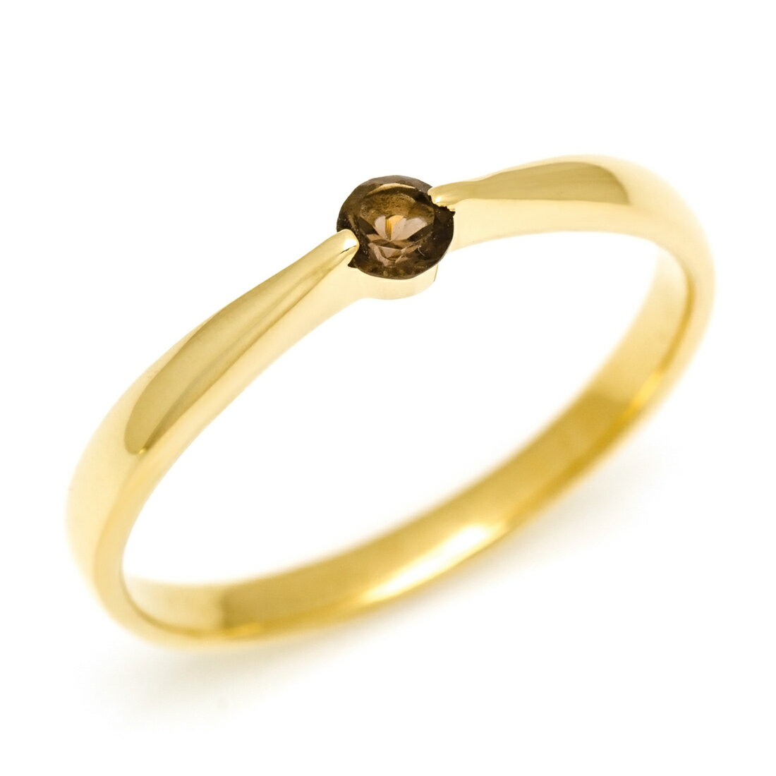 リング スモーキークォーツ シルバー925
