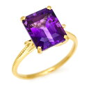 【GW1000円クーポン配布中】リング アメシスト 3.0ct 「cartella」 ゴールド K18 母の日