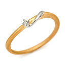 K18/PT900 ダイヤモンド リング 「mebae」ピンキーリング 指輪 ダイアモンド ファランジ 18K 18金 ゴールド 4月誕生…