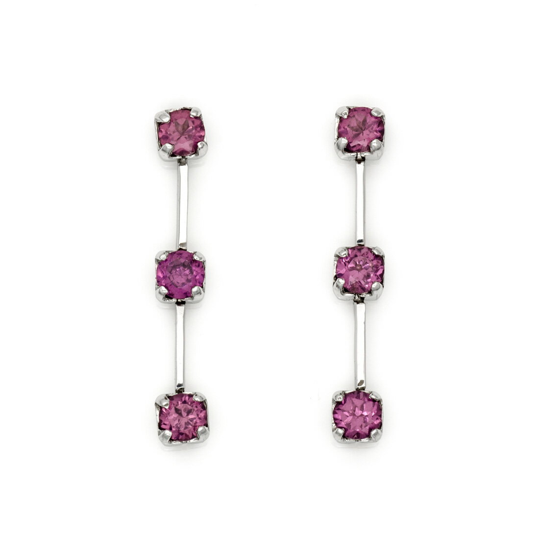 スタッドピアス ロードライトガーネット ゴールド K18 スウィング プラチナ900・K10選択可 クリスマス Xmas