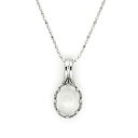 ペンダント ムーンストーン シルバー925 カットボールチェーン クリスマス Xmas