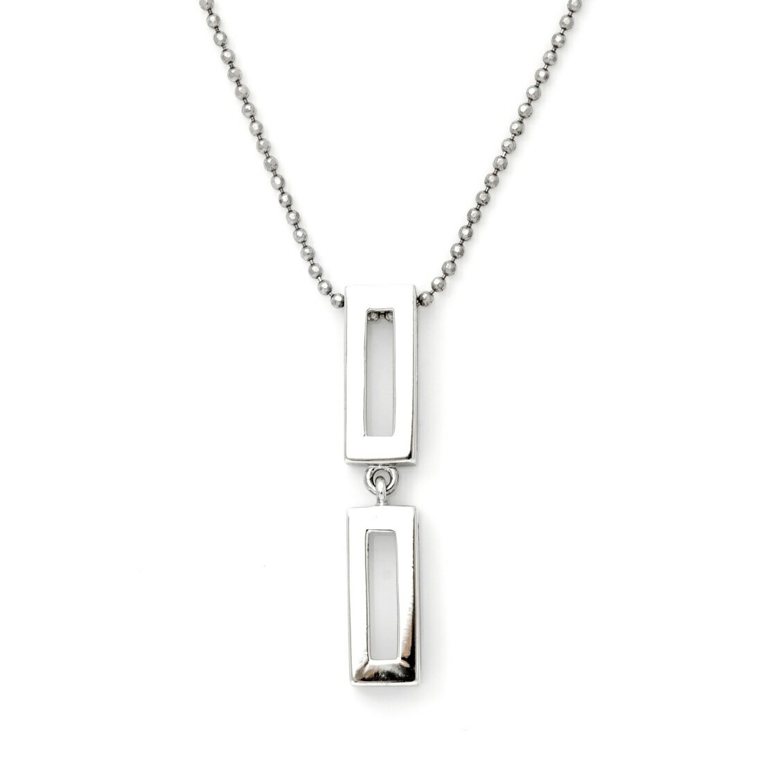 ペンダント スクエアモチーフ シルバー925 カットボールチェーン クリスマス Xmas