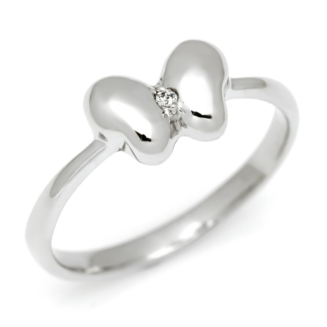 週末限定500円クーポン SV925 キュービックジルコニア バタフライ リング指輪 シルバー925 SILVER スターリングシルバー 蝶々 パピヨン 刻印 文字入れ メッセージ ギフト 贈り物 ピンキーリング対応可能 クリスマス Xmas