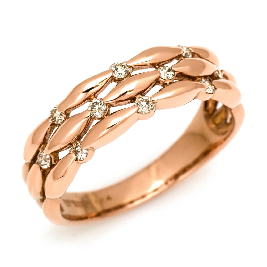 週末限定500円クーポン SV925 ブラウンダイヤモンド 0.14ct リング指輪 シルバー SILVER ダイアモンド 誕生日 4月誕生石 刻印 文字入れ ...