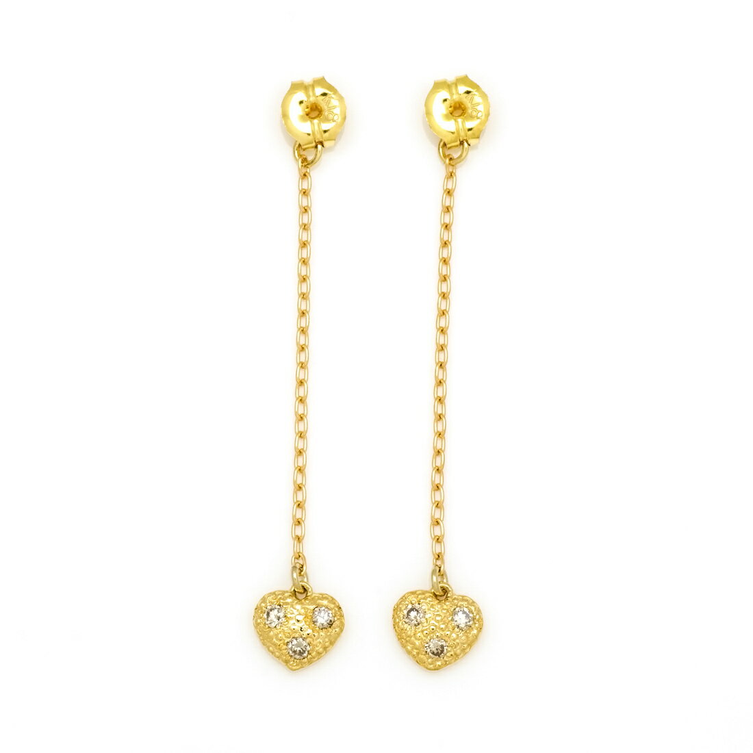 スイングキャッチ ダイヤモンド 「certo」 ハートモチーフ ゴールド K18 プラチナ900・K10選択可 クリスマス Xmas