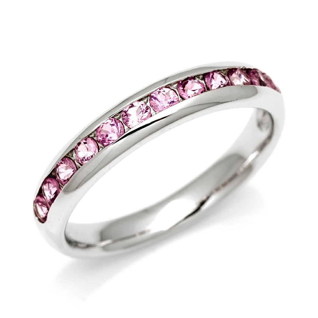 週末限定500円クーポン リング ピンクサファイア ゴールド K10 プラチナ900・K18選択可 クリスマス Xmas