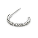 SS限定500円クーポン配布中 スタッドピアス エタニティー ダイヤモンド 0.2ct 0.5ペア プラチナ900(4)