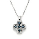 ペンダント カラーチェンジガーネット クロスモチーフ シルバー925 カットボールチェーン クリスマス Xmas