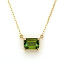 ネックレス グリーントルマリン ゴールド K10 プラチナ900・K18選択可 クリスマス Xmas