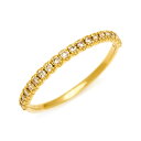 500円クーポン配布中 K18 ダイヤモンド0.27ct エタニティ リング プラチナ900・K10選択可