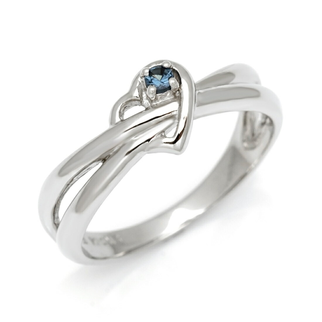 リング カラーチェンジガーネット ハートモチーフ ゴールド K10 プラチナ900・K18選択可 クリスマス Xmas