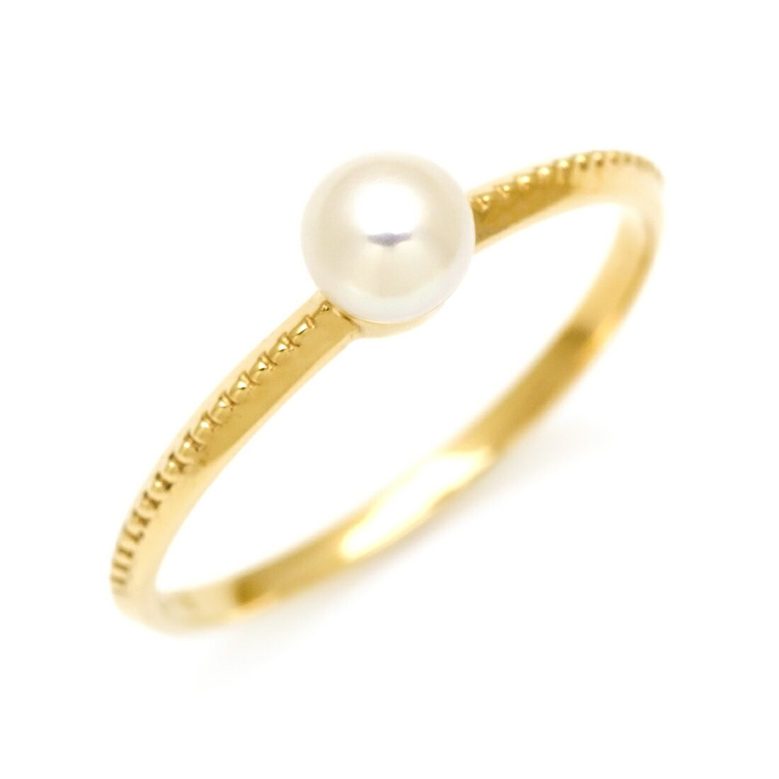 500円クーポン配布中 リング 淡水パール ゴールド K10 プラチナ900・K18選択可
