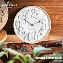 AMPERSAND FACTORY アンパサンドファクトリー AMP-STD-CLOCK CARVING SERIES C038 カービングウォールクロックC038 AMP-C038 掛時計 掛け時計 壁掛け時計