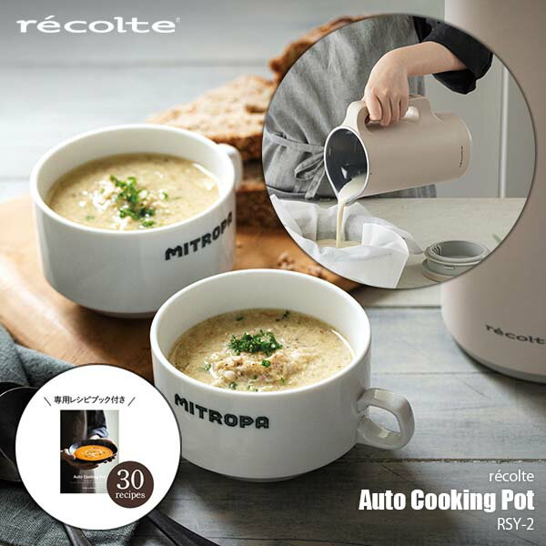 recolte レコルト Auto Cooking Pot 自動調