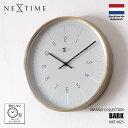 NEXTIME ネクスタイム BARK バーク NXT-J025 掛時計 掛け時計 ウォールクロック スイープムーブメント スイープセコンド 音がしない 壁掛け時計