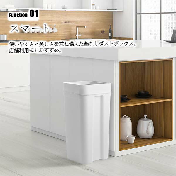 like-it ライクイット Multipurpose bin 45 マルチパーパスビン45 LBD-53 ゴミ箱 ごみ箱 ふた無し 分別可 45リットル ごみ袋が見えない 日本製