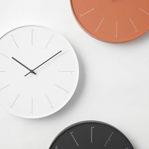 Lemnos レムノス DESIGN OBJECTS divide NL17-01 掛時計 掛け時計 幅29cm [3]