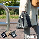 SLOWER スロウワー SHOPPER BAG Venie (S) ショッパーバッグ「ビーニー (S)」 SLW252 SLW253 SLW254 エコバッグ マイバッグ マチ17cm コンビニ弁当サイズ カラビナ付き コンパクト収納