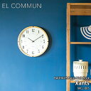 EL COMMUN エルコミューン BAUHAUS Fonts Wall Clock Xants バウハウス復刻フォントウォールクロック WCL-005 掛時計...