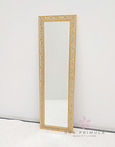 イタリア製 ミラー ゴールド 縦長　2889M018
