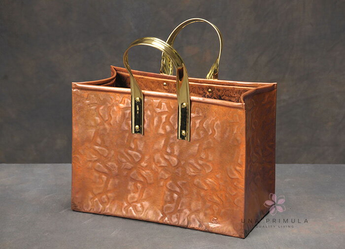 Rakuten - イタリア製 マガジンラック バッグ Copper Gold ｜Magazine rack bag shaped / Copper Gold｜CR-86604CC