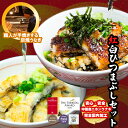 【うな富士公式】 うなぎ 国産 紅白上ひつまぶしセット 白焼&蒲焼 2食分(80g×4パック) ギフト 出汁・タレ・薬味付き 鰻 蒲焼 青うなぎ 二ホンウナ...