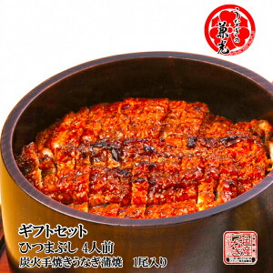 【兼光 ギフト セット】炭火 手焼き うなぎ と ひつまぶし(4食入) ギフト セット【愛知県三河一色産】【送料無料】【お取り寄せ 国産 国内産 真空パック ギフト 鰻 ウナギ うなぎ 炭火焼 熨斗 御歳暮 母の日 父の日 敬老の日】