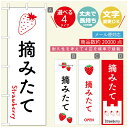 のぼり旗 いちごのぼり 寸法60×180 丈夫で長持ち【四辺標準縫製】のぼり旗 送料無料【3980円以上で】のぼり旗 オリジナル/文字変更可/のぼり旗 苺のぼり(3)