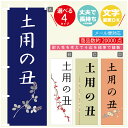 のぼり旗 土用の丑 のぼり 寸法60×180 丈夫で長持ち【四辺標準縫製】のぼり旗 送料無料【3980円以上で】文字変更可