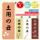 のぼり旗 土用の丑 のぼり 寸法60×180 丈夫で長持ち【四辺標準縫製】のぼり旗 送料無料【3980円以上で】文字変更可