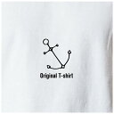 オリジナルTシャツ マリン イカリTシャツ 文字変更OK 一枚からカスタム可能 送料無料
